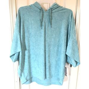 Secret Treasures NWT Womens M 8-10 Green Terry Shorts Sleep Set